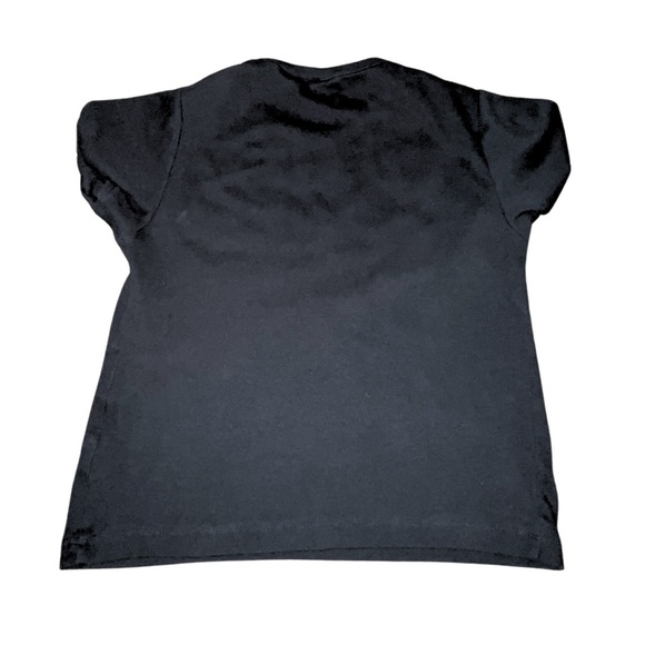 Levi’s Women’s Black Cropped Short Sleeve T-Shirt Top Basic Solid Size Small - Picture 2 of 3